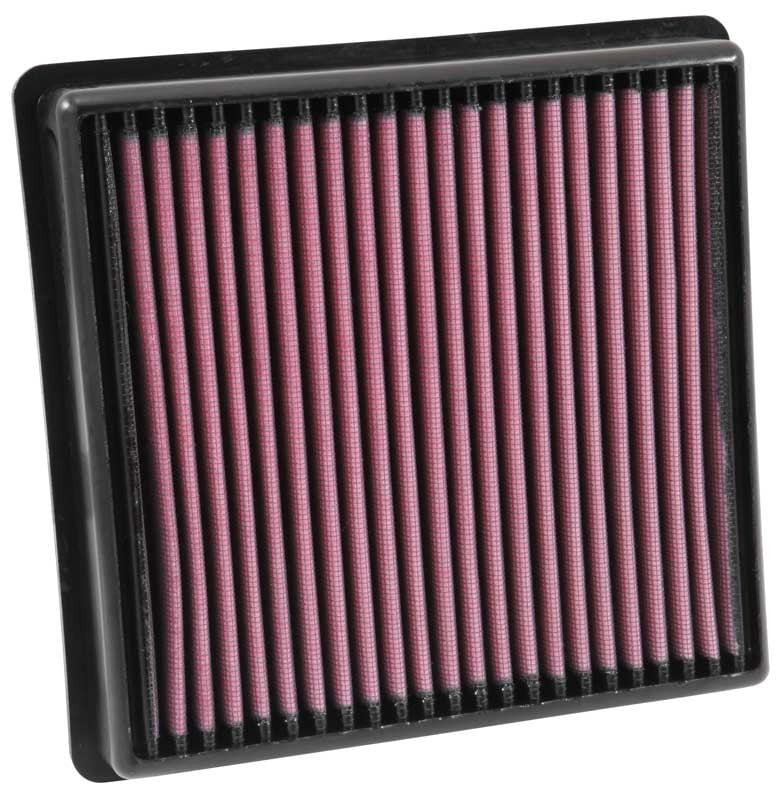 Fits 2014-2019 Jeep Grand Cherokee K & N Filters Air Filter 33-3029 FilterCharger; Washable; Red; Cotton Gauze; Panel