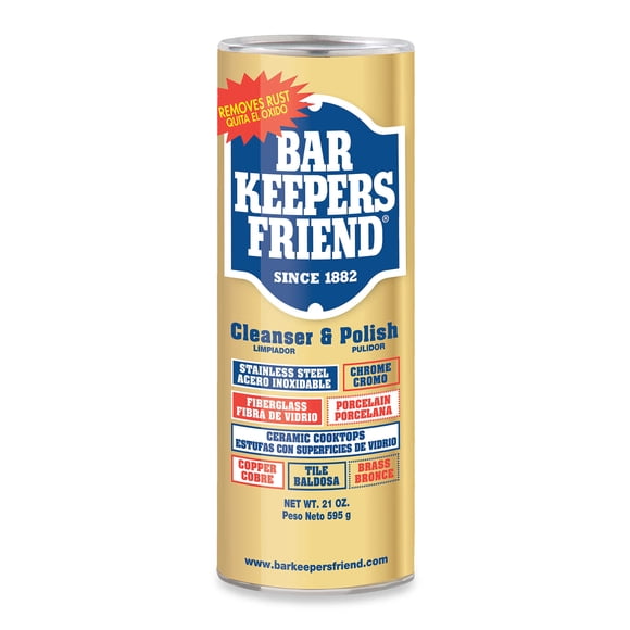 Bar Keepers Friend Stainless Steel Powder Cleanser, 595 g
