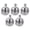 Silver, variant on Shisuyan Anniversary Copper Bells Silver 5Pcs 0.8x0.8x1In