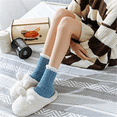 thumbnail image 5 of Chaussettes Douces pour Femmes Chaussettes Blanches Chaussettes Confortables Chaussettes Moelleuses pour Femmes Chaussettes en Polaire 5 Paires Blanches, 5 of 5