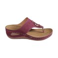 thumbnail image 2 of LSLJS Hollow Metal Circle Thick-soled Wedge Heel Flip-flops Women, Womens Flip Flops, 2 of 4