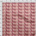 thumbnail image 4 of oneOone Velvet Red Fabric Abstract Zigzag Sewing Craft Projects Fabric Prints By Yard 58 Inch Wide, 4 of 4