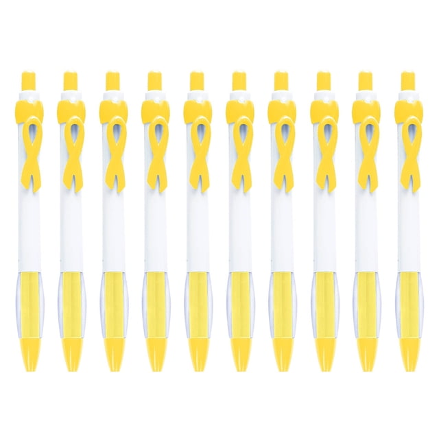 10 Pcs Stylo Rouleau Gel Rétractable en Ruban Sensibilisation au Cancer du Sein Stylo Ruban Pointe Stylos Cancer du Sein Stylos à Bille Gel en Plastique pour Femmes Cadeau 10 ml