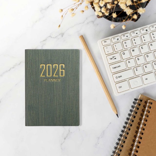 Yunuuuoa 1 Packs A7 Mini Note Organizer, Daily Planner & Travel Journal - Pocket Sized Planner for Work, , Office, - 64 Sheets, Portable Paper Note for Scheduling, Memo, Writing