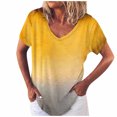 thumbnail image 1 of Birdeem T-Shirt Décontracté Polyvalent pour Femmes, Cool, Imprimé, Confortable, à Col en V, Coupe Ample, 1 of 1
