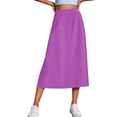 thumbnail image 3 of Sentmoon Jupe Longue pour Femmes Taille Haute Jupe-Short Tendance Coupe Régulière Jupes de Tennis pour Voyage et Vacances TP-L2, 3 of 7
