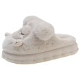 thumbnail image 2 of Chaussures Femmes Chaudes Mignonnes Boule en Peluche Maison Tête Ronde Semelle Douce Pantoufles en Coton Pantoufles pour Femmes Intérieur en Liquidation, 2 of 6