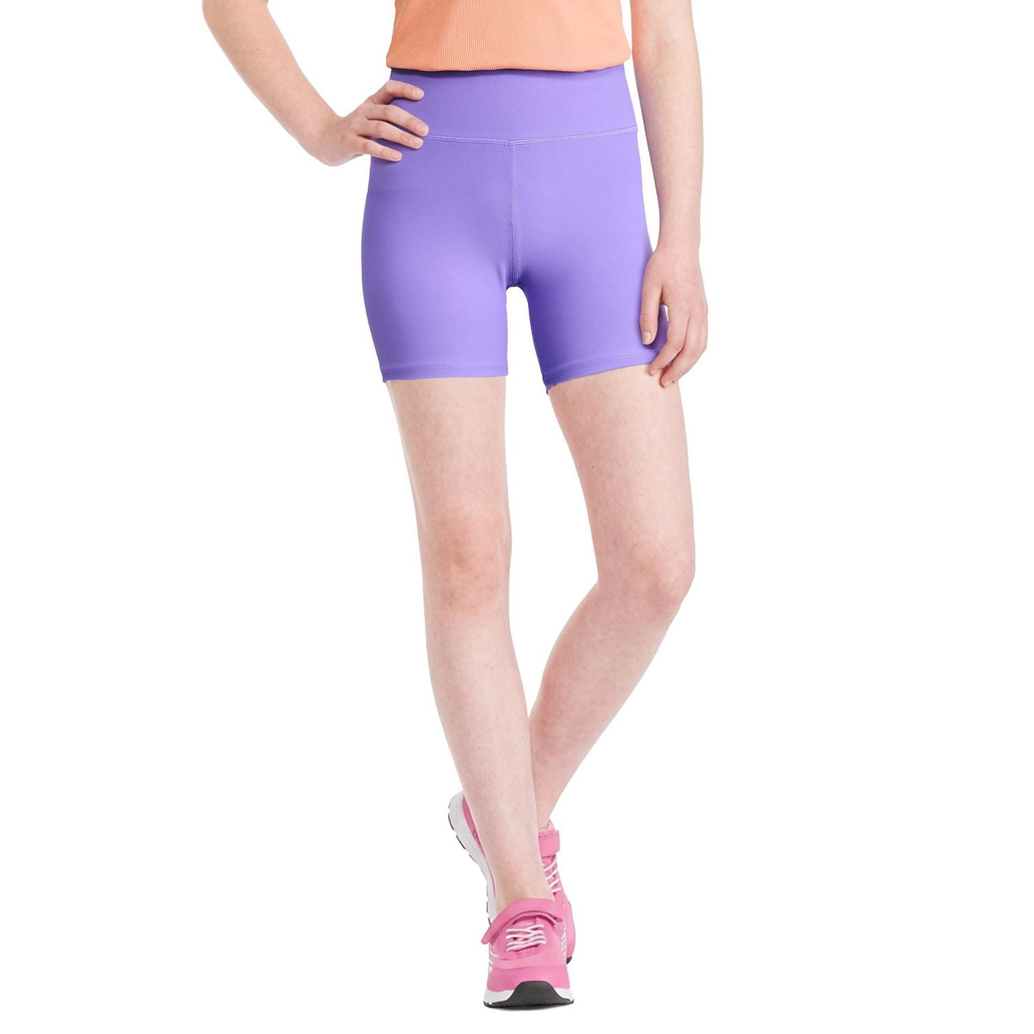 Athletic Works Girls' Compression Bike Short