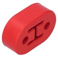 thumbnail image 3 of Muffler Hanger Exhaust Rubber Hanger Rubber Mount Brackets Exhaust Pipe Brackets 2-Hole Muffler Hanger Polyurethane Shakeproof Universal Automobile Exhaust Pipe Fittings, 3 of 8
