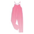 thumbnail image 4 of MIASHUI Combinaison pour Filles à Col en V Sans Manches, Décontractée, Pantalon Long, Rose, 9-10 Ans, 4 of 5