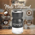 thumbnail image 3 of Pepper Shakers Set,Kitchen Decor,Glass Salt And Pepper Shakers Set,Cute Salt Shaker, 3 of 5