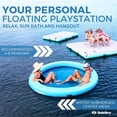 thumbnail image 3 of SOLSTICE Circular Inflatable Mesh Dock Platform for Lake Boat Pool Ocean, 8', 3 of 6