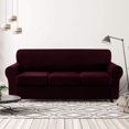 thumbnail image 2 of CHUN YI Sofa Cover with Separate Cushion Slipcover Stretch Checks, 2 of 7