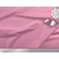 thumbnail image 2 of Soimoi Poly Georgette Fabric Leaves & Rose Floral Fabric Prints By Yard 52 Inch Wide, 2 of 3