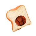 thumbnail image 1 of Women Winter Hat Novelty Plush Toast Cap Full Headgear Party Photo Props, 1 of 9