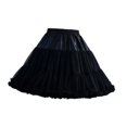 thumbnail image 1 of Dalazy Femmes Couches Tulle Jupon Mousseline de Soie Robe Costume pour Cosplay Noir 45cm 1Set, 1 of 6