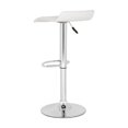 thumbnail image 4 of Heavenly Collection White Adjustable Stool, 4 of 9