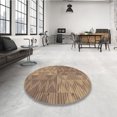 thumbnail image 4 of Ahgly Company Machine Washable Indoor Rectangle Transitional Sienna Brown Area Rugs, 2' x 4', 4 of 7