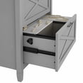 thumbnail image 2 of Bush Furniture Key West 2 Drawer Lateral File Cabinet in Cape Cod Gray, 2 of 7