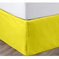 thumbnail image 1 of SGI Bedding 14 Inch Pleated Bed Skirt | Microfiber Bed Skirt | Fade Resistant, Wrinkle Free, Anti-static, Decorative, Extra Storage Space, Clutter-Free | Queen, Yellow, 1 of 6