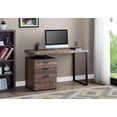 thumbnail image 1 of Monarch Specialties Computer Desk, Home Office, Laptop, Left, Right Set-up, Storage Drawers, 48"l, Work, Metal, Laminate, Brown, Black, Contemporary, Modern, 1 of 3