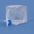 thumbnail image 1 of LSLJS Bouteilles d'Eau Pliables de Camping Sac de Stockage d'Eau Seau d'Eau avec Robinet Randonnée en Plein Air Réservoir d'Eau Potable, Sans Danger pour les Aliments, Transparent, Moules de Cuisson, 1 of 9