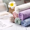 thumbnail image 2 of Face Cloths Microfiber Wash Cloth Facial Cleansing Cloth for Face, Soft (12 x 12 Inch, 6 Pieces), 2 of 6