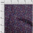 thumbnail image 2 of oneOone Rayon Blue Fabric Asian Suzani Craft Projects Decor Fabric Printed By The Yard 56 Inch Wide, 2 of 5