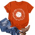 thumbnail image 1 of Babysbule Liquidation de Hauts pour Femmes T-shirt à Col Rond Imprimé à Manches Courtes de Mode pour Femmes Chemise Décontractée Ample Hauts, 1 of 6