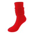 thumbnail image 1 of Chaussettes Slouch Femmes Cuissardes Chaussettes de Botte Chaussettes Douces Froncées, 1 of 2
