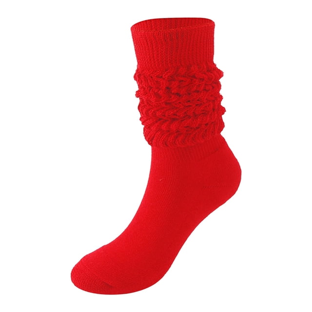 Chaussettes Slouch Femmes Cuissardes Chaussettes de Botte Chaussettes Douces Froncées