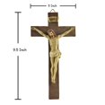 thumbnail image 4 of Crucifix Religieux en Résine Modèle Statue de Jésus, Décorations de Chapelle pour la Maison, ian, 4 of 7