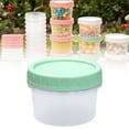 thumbnail image 1 of XIPYYKM 1 Pack-4 OZ Freezer Storage Container, Small Plastic Container with Twist Top Lid, Round Food Storage Container, Reusable Soup Container Microwave/Dishwasher Safe, 1 of 9