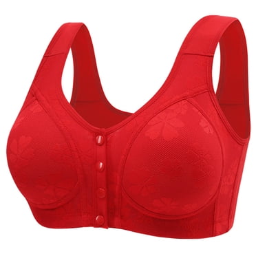 Cameland Bras for Women, Comfortable Front Closure Wirefree Bras for Older Women