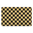 thumbnail image 1 of Elegant Long Bath Mat: Non-Slip Checkered Bathroom Runner Rug. Soft, Absorbent Microfiber Material. Machine Washable Mats for Bathtub Showers, 20x32in, 1 of 5