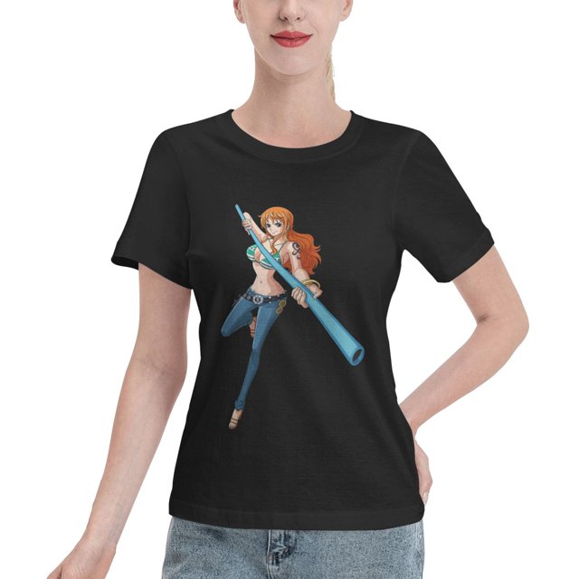 Women's Basic Short Sleeve T-Shirt One Piece Nami