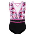 thumbnail image 1 of TSSOE Gymnastics Leotards for Girls Rhinestone Ballet Unitard One-Piece Sparkly Biketards Sport Activewear Plaid 16, 1 of 3