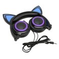thumbnail image 4 of Wired Headphone, Wrap Around Design LED Light Comfortable Cute Kids Headset Cat Ear Design Excellent Sound Quality Noise Reduction  for Cell Phones, 4 of 7