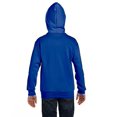 thumbnail image 4 of Hanes Comfortblend EcoSmart Chandail à Capuchon à Fermeture Éclair Intégrale pour Enfants, G, Bleu Royal Foncé, 4 of 4