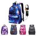 thumbnail image 4 of Sac à Dos Galaxy pour École, Collège, Port de Charge USB pour Ordinateur Portable, 4 of 8