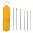 thumbnail image 1 of MesaSe 6pcs Stainless Steel Ear Spoon Set with Case for Ear Cleaning Tools., 1 of 6