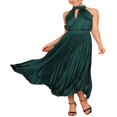 thumbnail image 2 of Fashionable Sleeveless Midi Dress for Women in Solid Color, 2 of 4