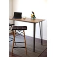 thumbnail image 1 of Inspirer Studio Bar Table Set, Modern Pub Table Dining Set, Kitchen Counter Height Dining Table Set (1 PCS (Table Rustic Brown Rectangle)), 1 of 5