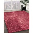 thumbnail image 3 of Ahgly Company Tapis d'Intérieur Lavable en Machine Carré Rouge Cramoisi, 3 Pieds Carré, 3 of 7