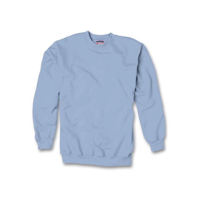 Hanes Chandail à Col Rond en Coton Ultime pour Adulte, 2TG, Bleu Pâle