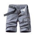 thumbnail image 1 of Amzcrzy Mens Shorts Gym Shorts Shorts for Men Men's Plus Size Cargo Shorts Multi-Pockets Relaxed Summer Beach Shorts Pants Gym Shorts for Men Workout Shorts Cargo Shorts for Men Running Shorts Men, 1 of 3
