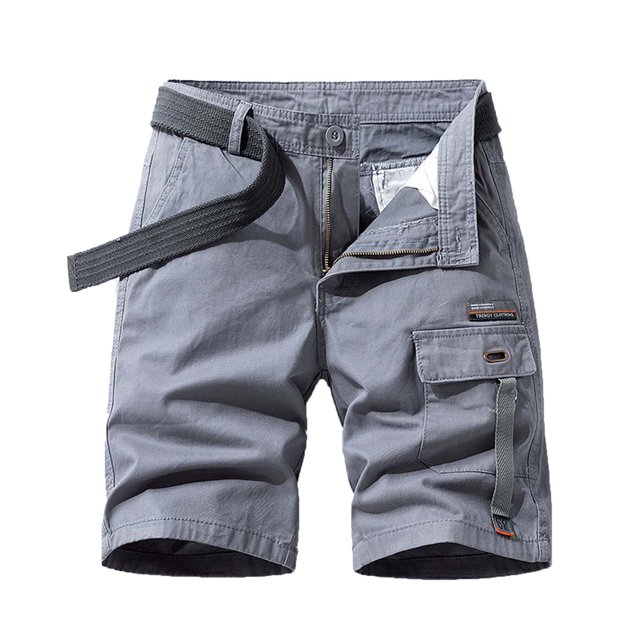 Amzcrzy Mens Shorts Gym Shorts Shorts for Men Men's Plus Size Cargo Shorts Multi-Pockets Relaxed Summer Beach Shorts Pants Gym Shorts for Men Workout Shorts Cargo Shorts for Men Running Shorts Men