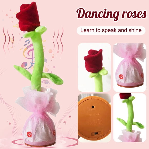 Catégorie de Produit Éducation Jouet Casse-Tête 2 - Jouet Rose Fleur et Jour Dansant Chargement Chantant Titre Concurrent de Plateforme Éducative de la Saint-Valentin