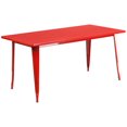 thumbnail image 1 of 31.5'' x 63'' Rectangular Black Metal Indoor-Outdoor Table, 1 of 3