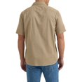 thumbnail image 3 of Short Sleeve Foundation River Solid Twill Relaxed Fit Shirt, 3 of 3